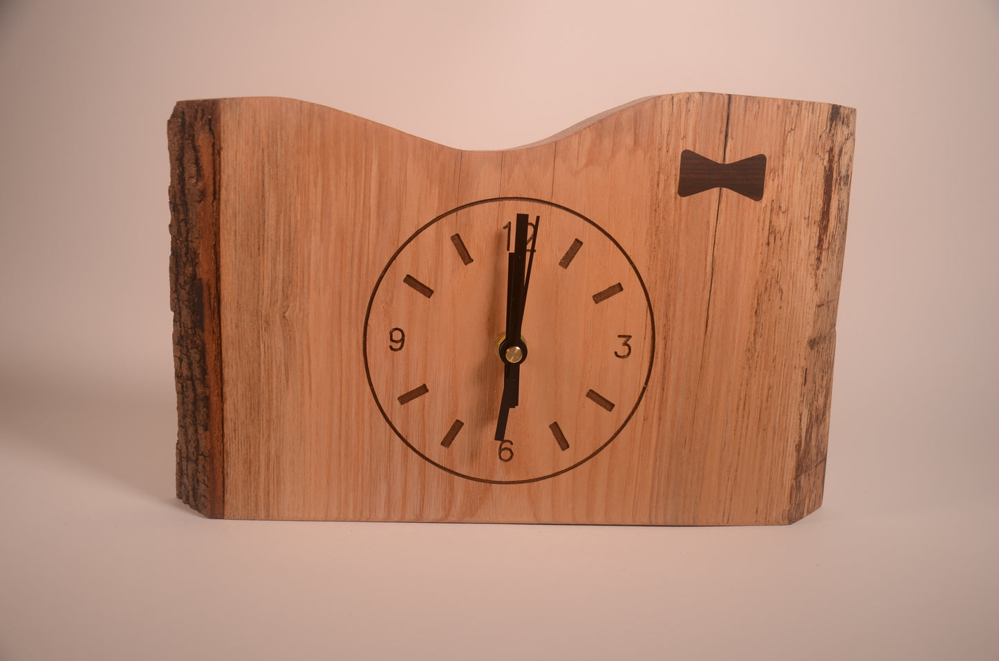 Wooden Tree Ash Clock.