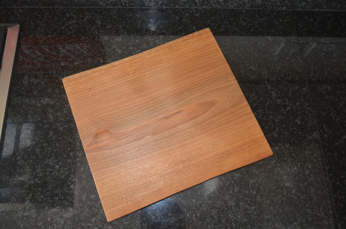 Walnut with Purple Heart Bow Tie Chopping Board