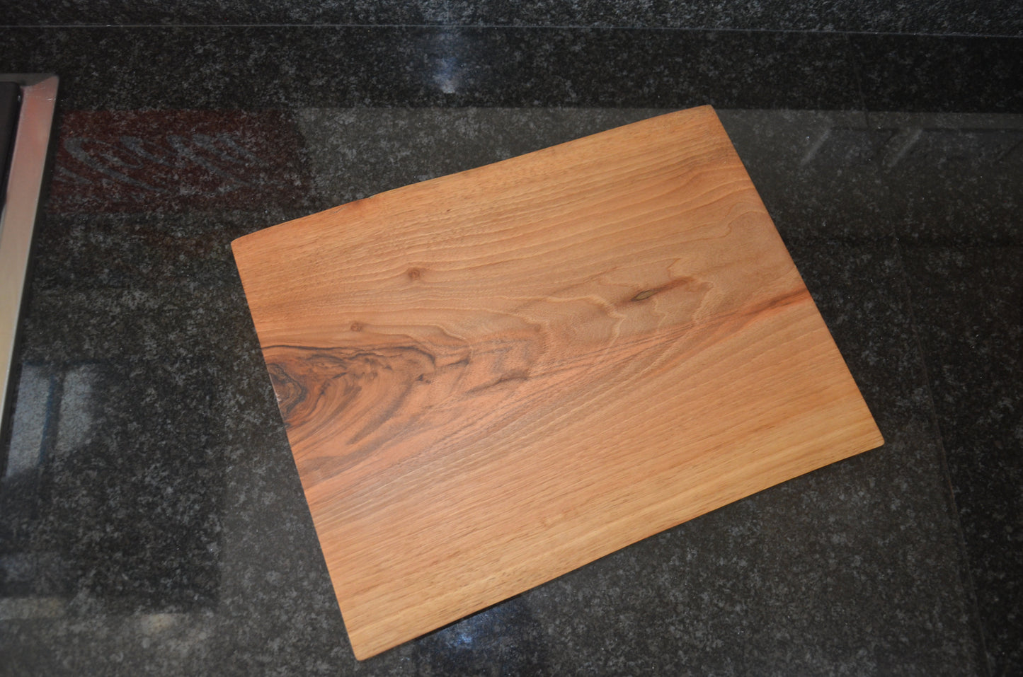 Walnut Chopping Board with Purple Heart Bow Ties