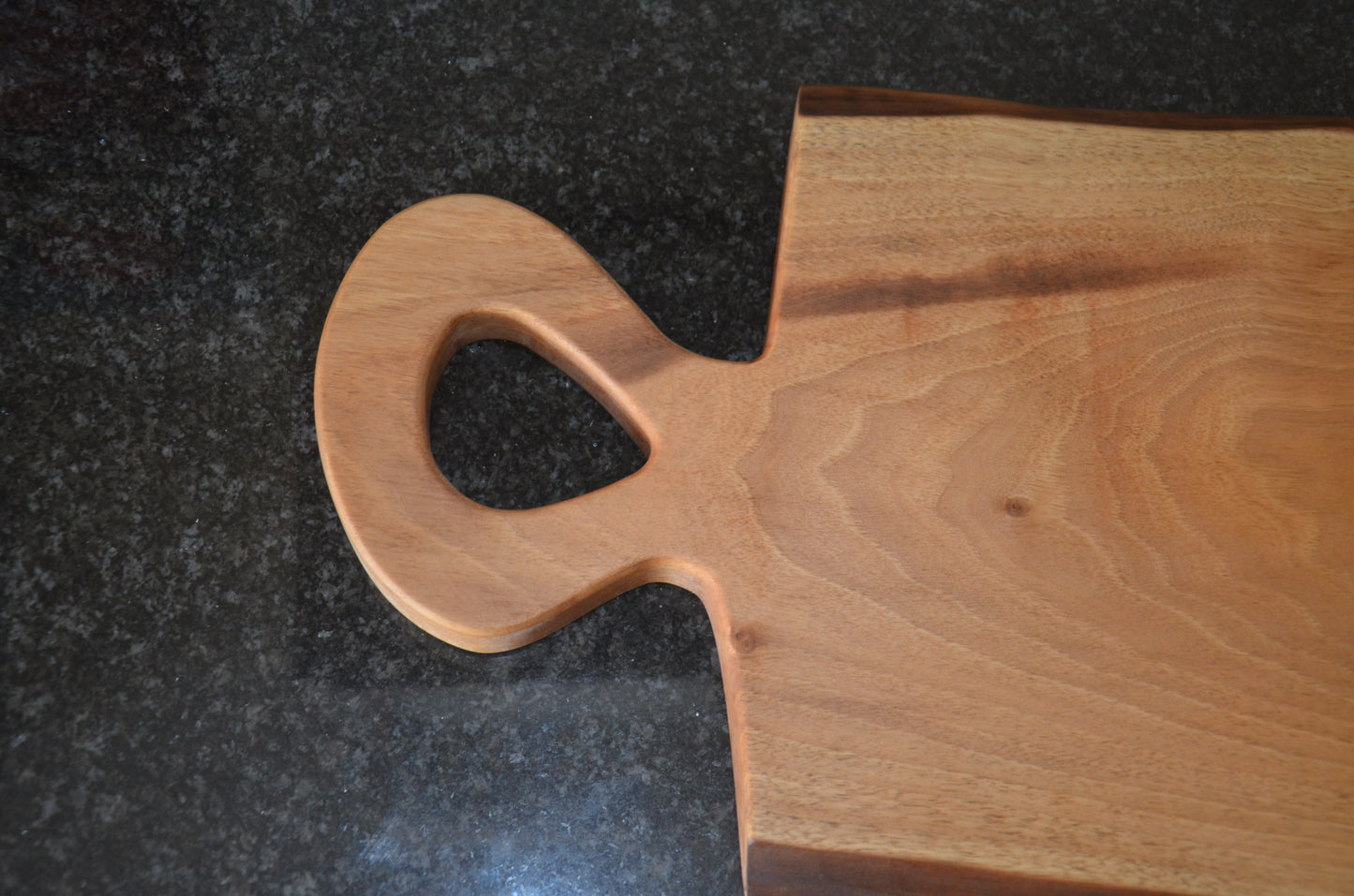 Large Walnut Chopping Board with Handle
