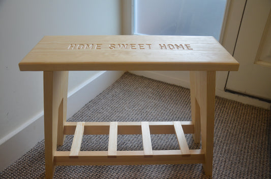 Home Sweet Home Engraved Bench