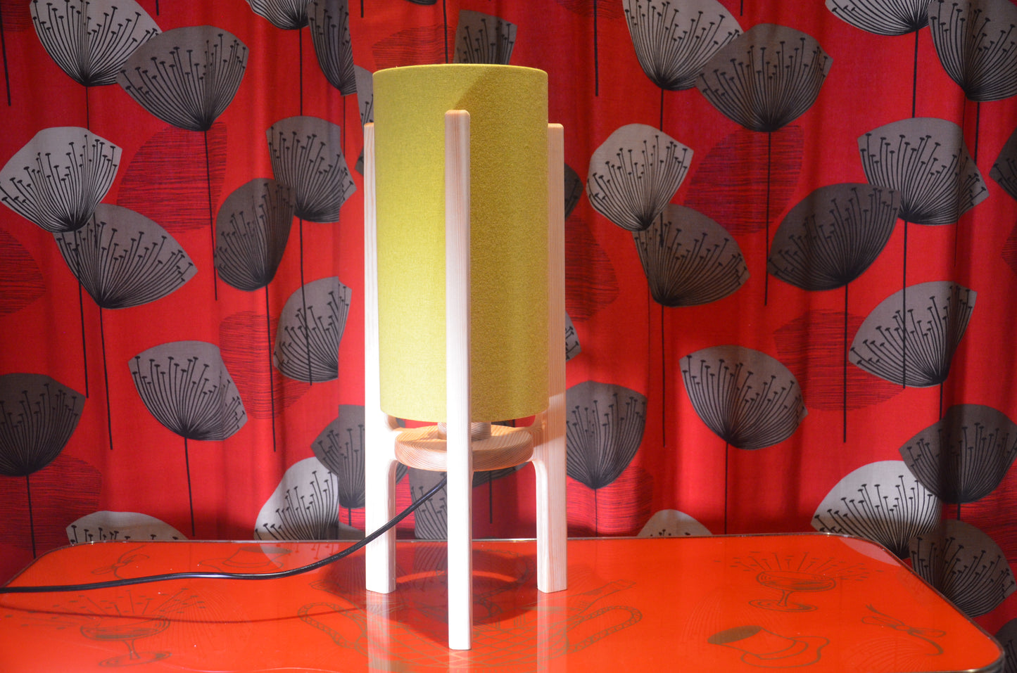 Wooden Table Lamp