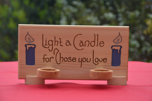 Candle Design Wooden Tea Light
