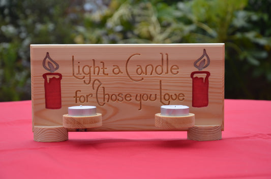 Candle Design Wooden Tea Light