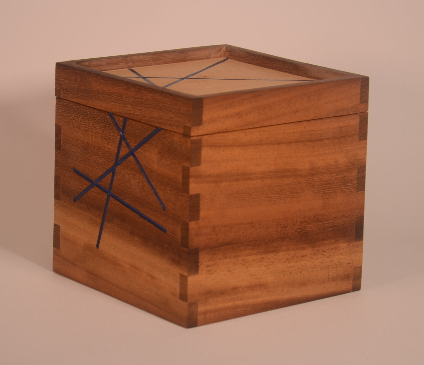 Wooden Box Engraved with Resin