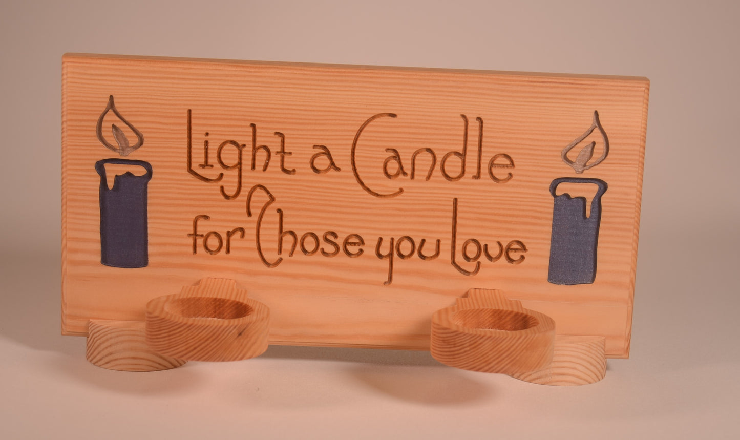 Candle Design Wooden Tea Light