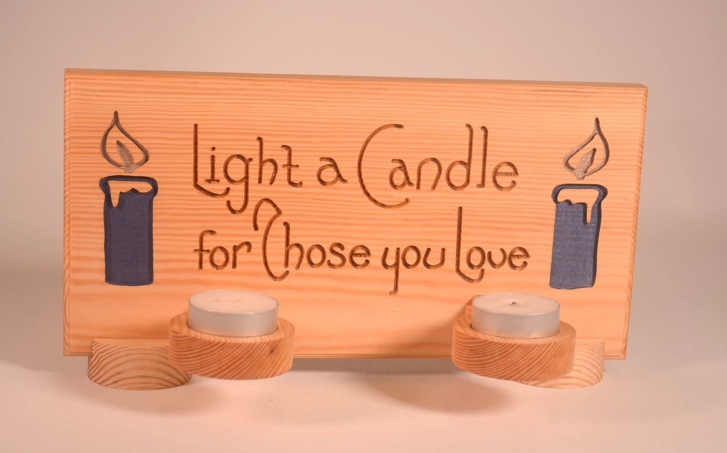 Candle Design Wooden Tea Light