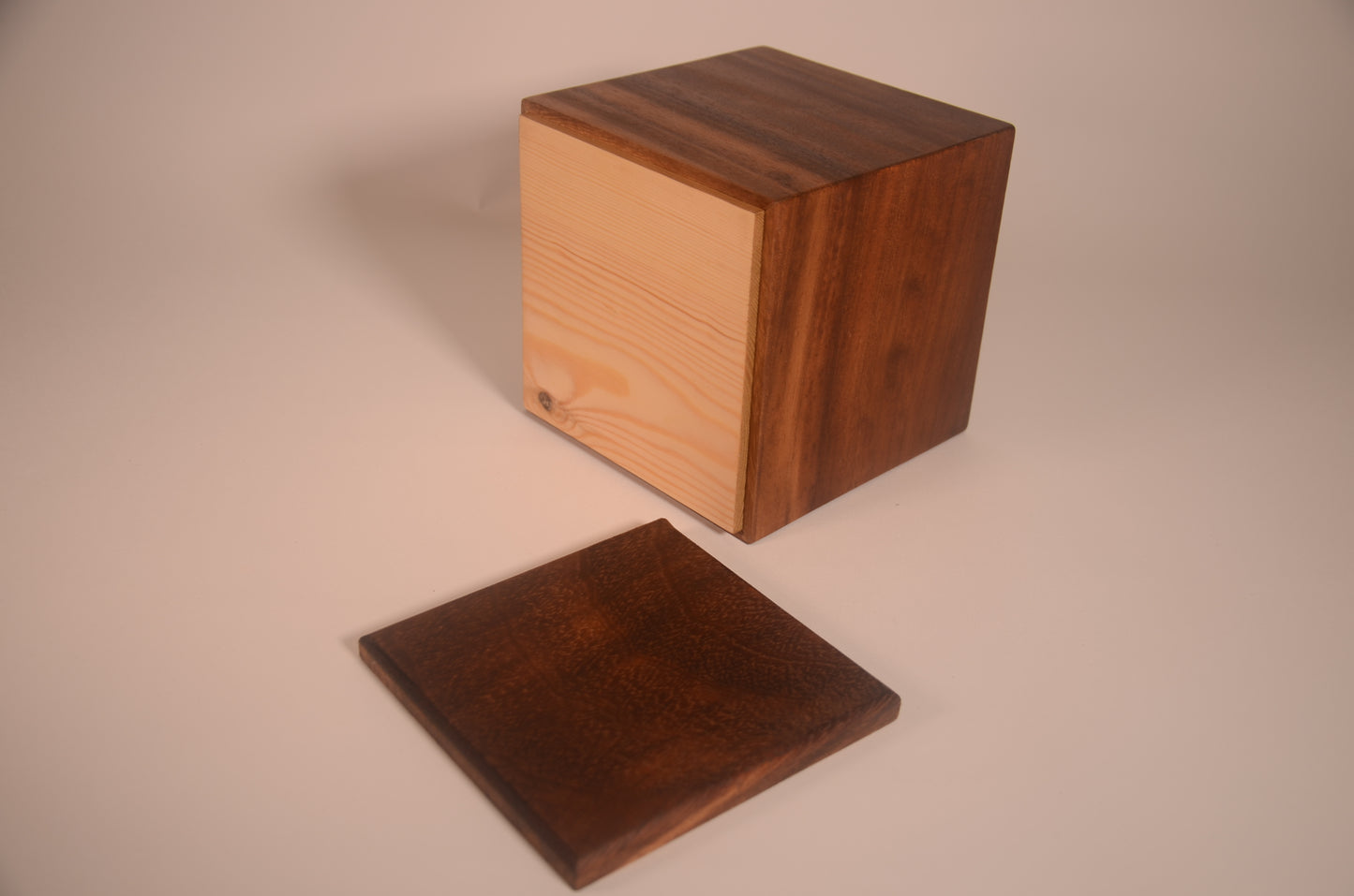 Wooden Box Engraved with Resin