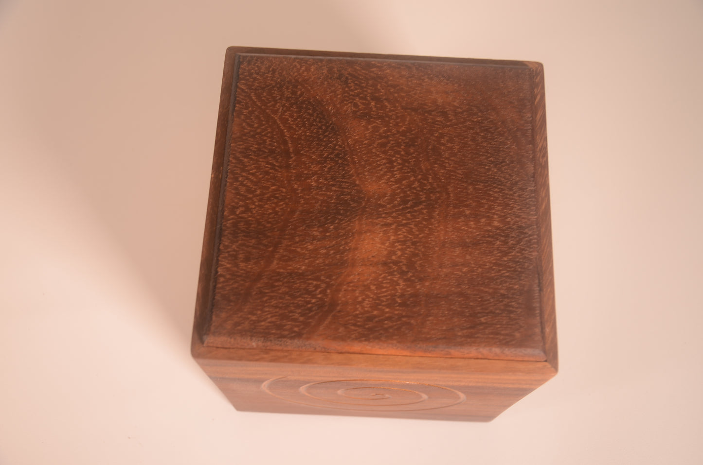 Wooden Box Engraved with Resin