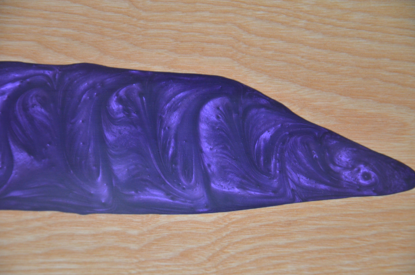 Purple Resin River Serving Tray